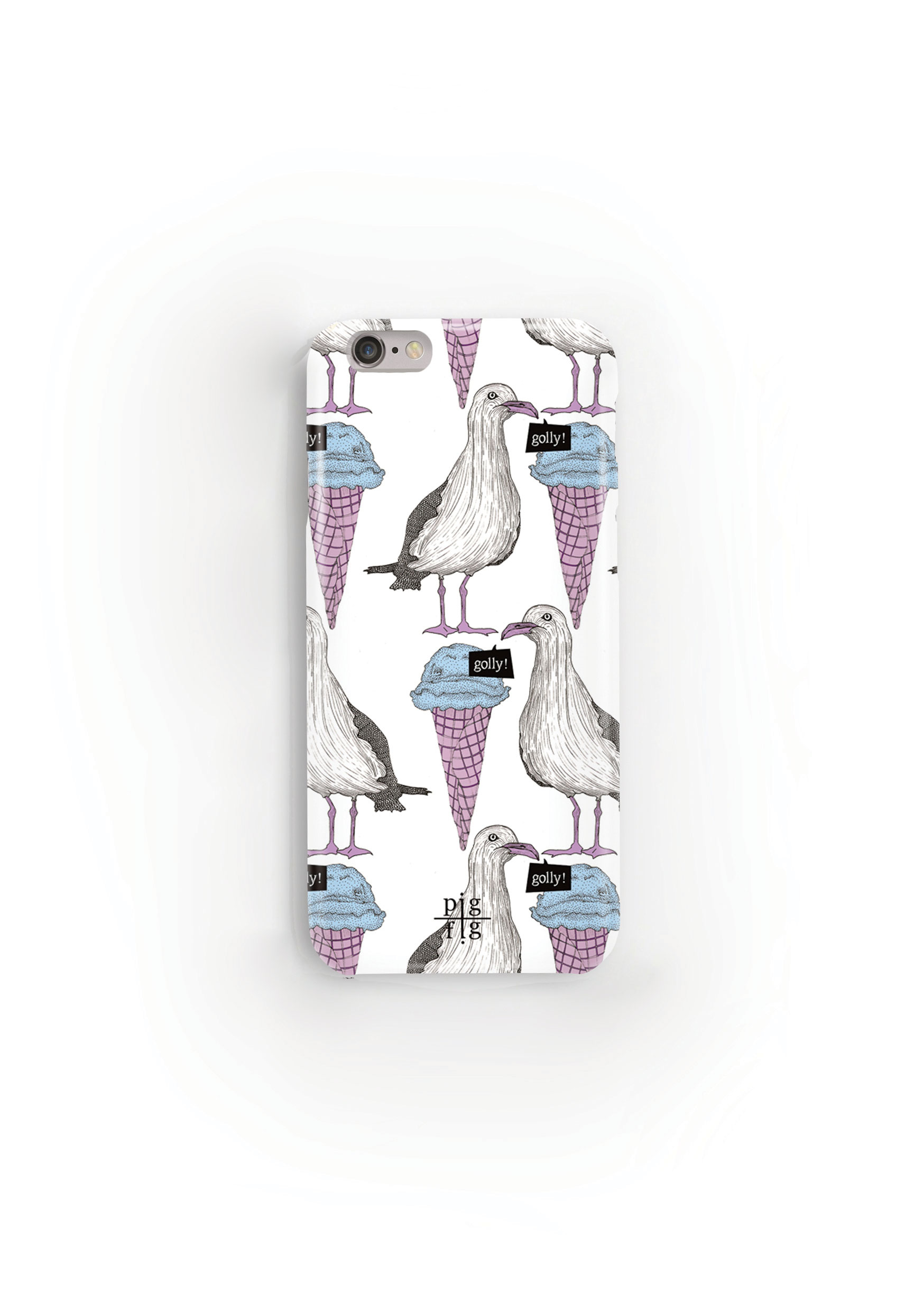 Seagull & Bubblegum Ice Cream Phone Case